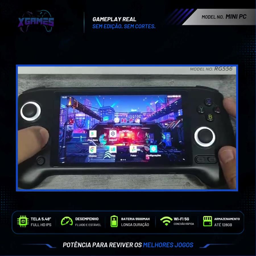 Lista dos principais jogos já instalados